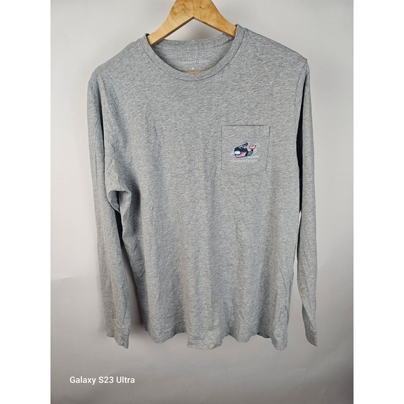 Vinyard Vines, 100% cotton, szM, Downhill Skier, longsleeve t-shirt - Picture 1 of 8